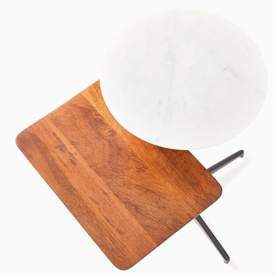 Mid-Century Modern Tiered Drink Table | West Elm UK
